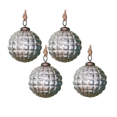 Ensemble de boules de Noël en verre