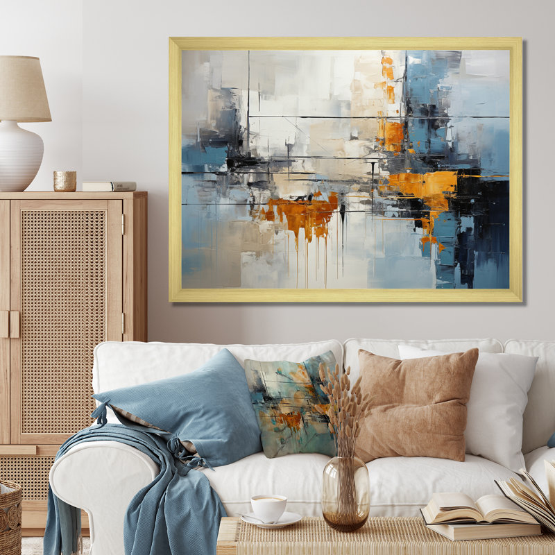 Jacarey Urban Utopia II, reproduction sur toile, H 24 po x l 32 po x P 1 po, Cadre doré à une seule photo