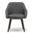 Ensminger 18.5'' H Faux Leather Upholstered Armchair