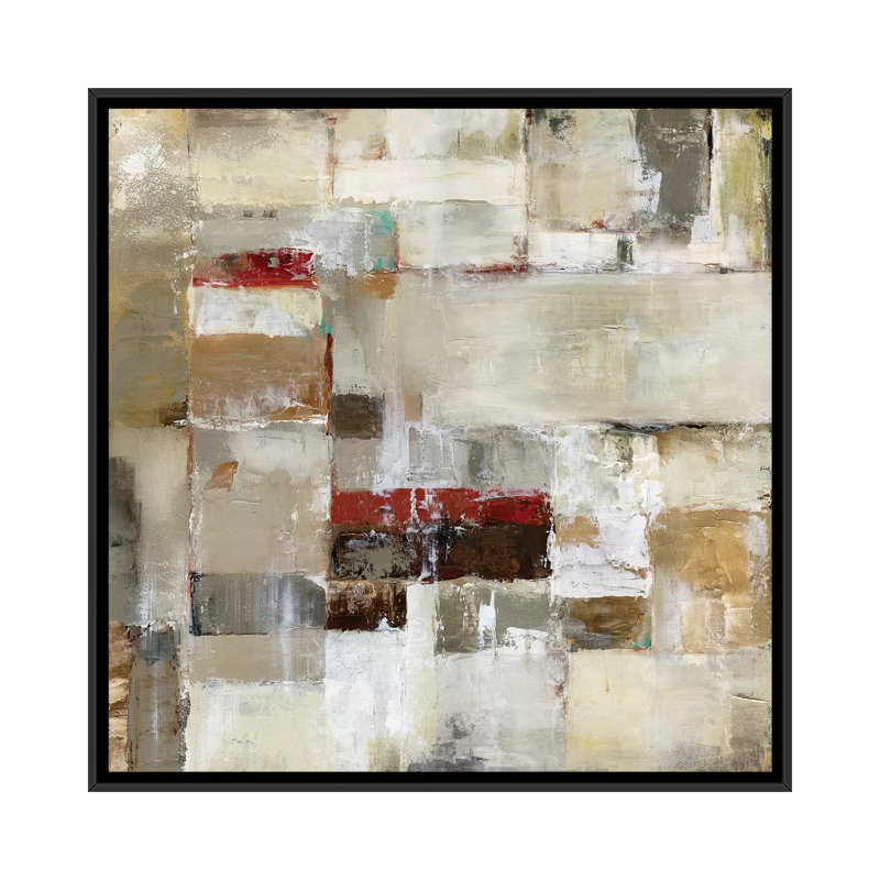 « soleil-nuances », impression sur toile, H 18 po x l 18 po x P 1,5 po, Toile avec cadre noir