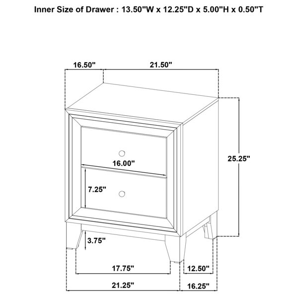 Dimensions du produit