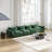 Cath 4-Seat Chenille Fabric Upholstered Sectional Sofa-748750778