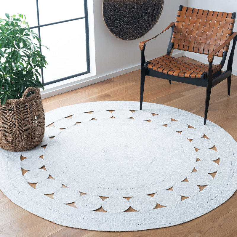Dowling Hand Woven Performance Rug, Round 4'