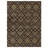 Esmeralda HAND TUFTED WOOL ECO-FRIENDLY AREA RUGS, Brown Color, Geometric Design-1140509707