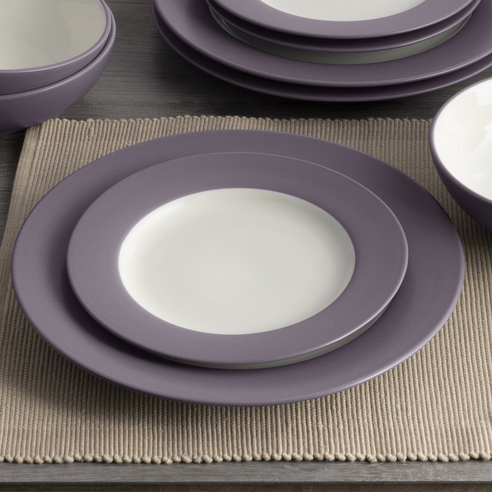 Colorwave 8" Salad Plate, Plum