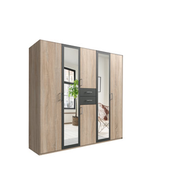 Aggappora 5 Door Wardrobe