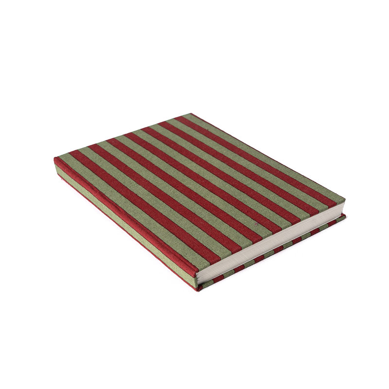 Christmas Stripe Journal - 5" x 7" x 1"
