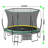 14FT Springfree No Gap Trampoline- Green