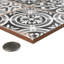 Carreau de céramique à motifs pour mur et plancher de 13 po x 13 po Faenza