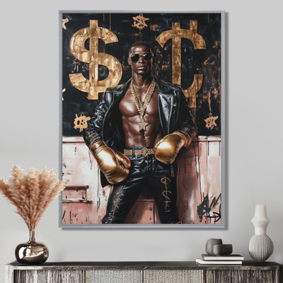 «Boss Fighter», impression d'art mural «American Man»