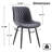 Modern Dining Chairs Faux Leather Upholstered Kitchen Chairs Side Chair With Metal Legs-51228636