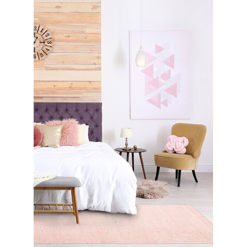 Tapis unique rose de 4 pi 11 po x 8 pi 1 po Tangier