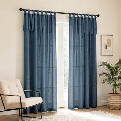 Paire de rideaux filtrant la lumière Linen