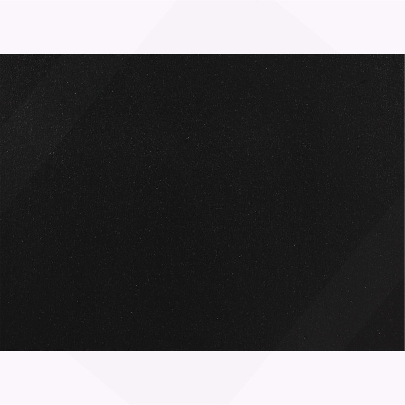 Commode avec finition noire et accents de paillettes dorées