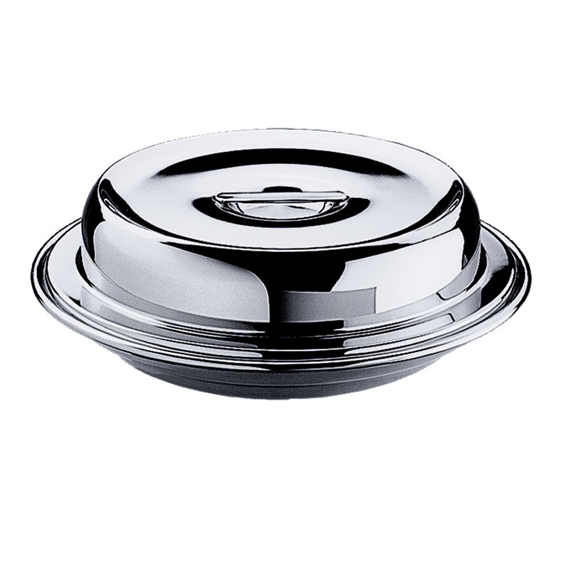 Insulated Plate with Stackable Cover and Thermal Disk Serving Unit D: 13-1/4"