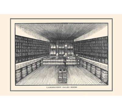 Salle de vente de laboratoire-impression