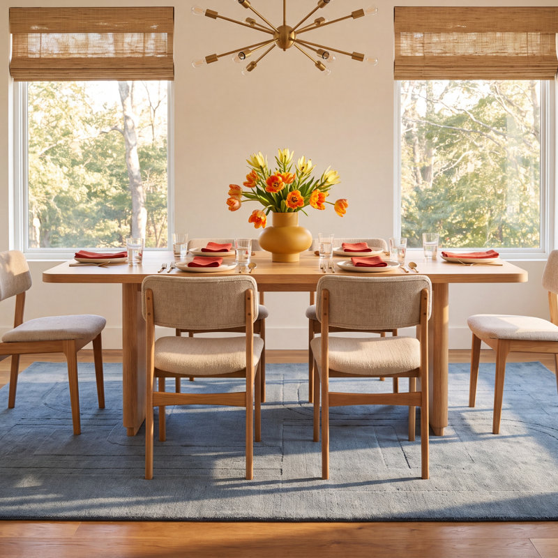Mille 88" Dining Table, Oak