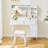 Makeup Vanity Desk with LED Lights, Mirror, and 4 Drawer Dressing Table Set with Stool for Modern Bedrooms-494643822
