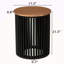 Table d'appoint en bois massif ACACIA