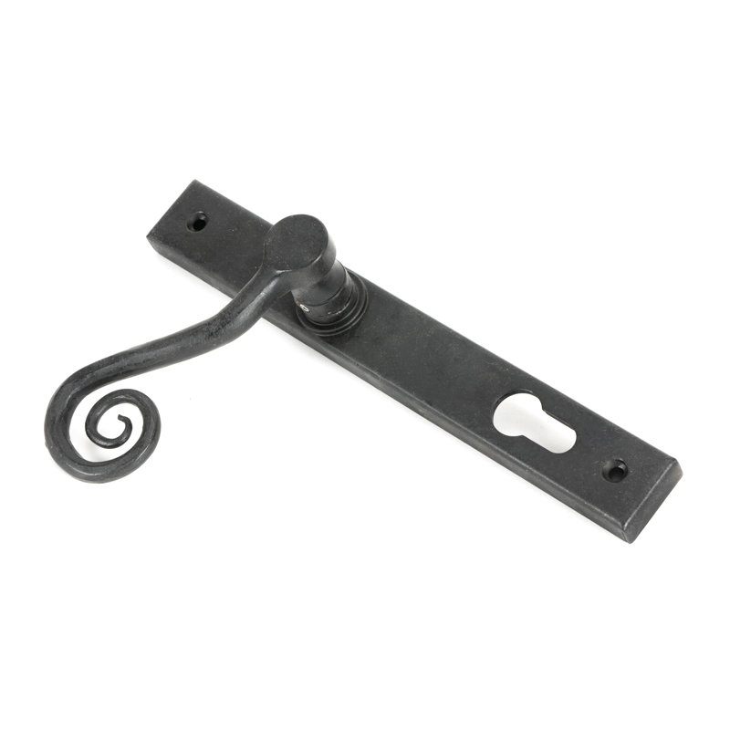 Monkeytail Lock Left Hand Door Handle, External Beeswax, Right