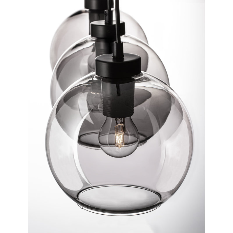 3 - Light Black Kitchen Island Pendant
