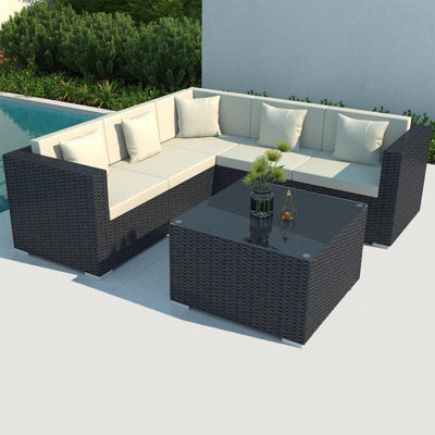 Nadera 5 - Person Patio Conversation Set