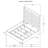 Grey California King Panel Bed