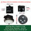 110 CFM Bathroom Fan with Lighting Ventilation Decorative Exhaust Fan-1913433914