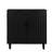 30" Black Wood Accent Cabinet