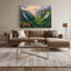 «Hawaiian Valleyys», art mural sur toile verte-122817084