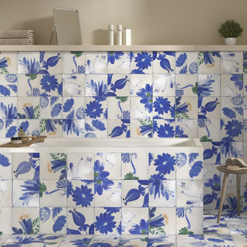 Angela Harris Wilder 7.87 In. X 7.87 In. Matte Porcelain Wall Tile (10.76 Sq. Ft. / Case)