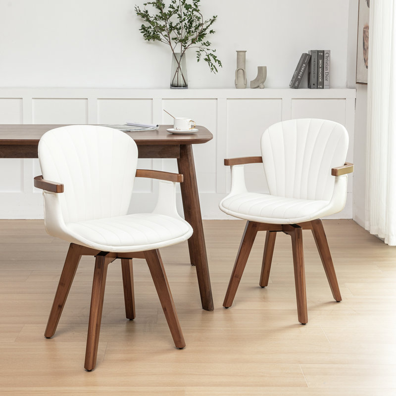 Karez Upholstered Dining Chair, White