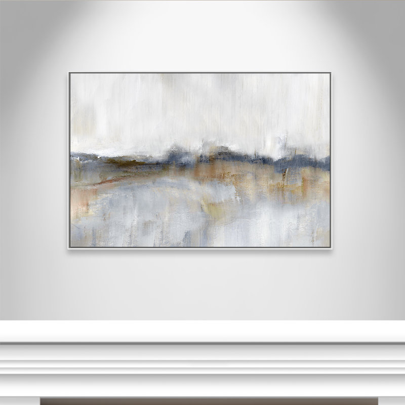 Autumnal Tide by Nan - Floater Frame Print on Canvas, White Framed, 41.5'' H x 61.5'' W x 2'' D