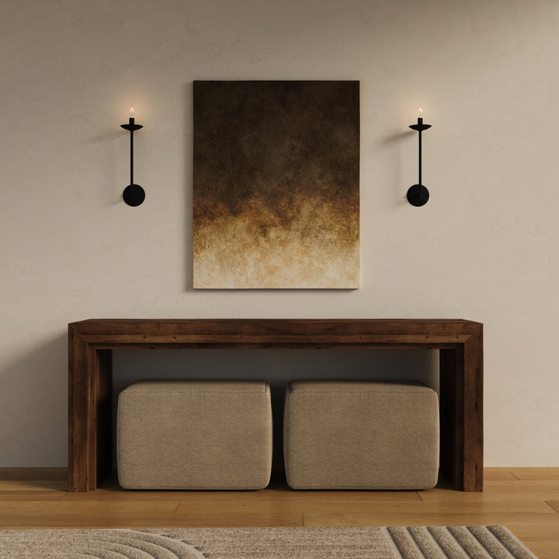 Le Marais 1 - Light Candle Wall Light, Charcoal French Plaste
