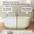 100% Acrylic Freestanding Bathtub, Soaking Tub with Heat Retention, Ergonomic BathTub for Bathroom-129082411