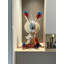Sculpture chrome rouge bleu dégradé