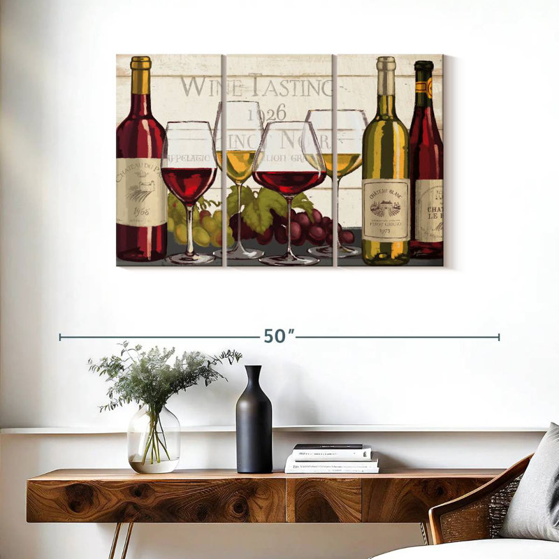 Dégustation de vin Yarlin I, H 24 po x l 38 po