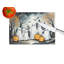 Ghosts Spooky Halloween Glass Cutting Board Large