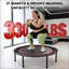 Mini trampoline de remise en forme 48 pouces sans ressort pour une utilisation intérieure / extérieure