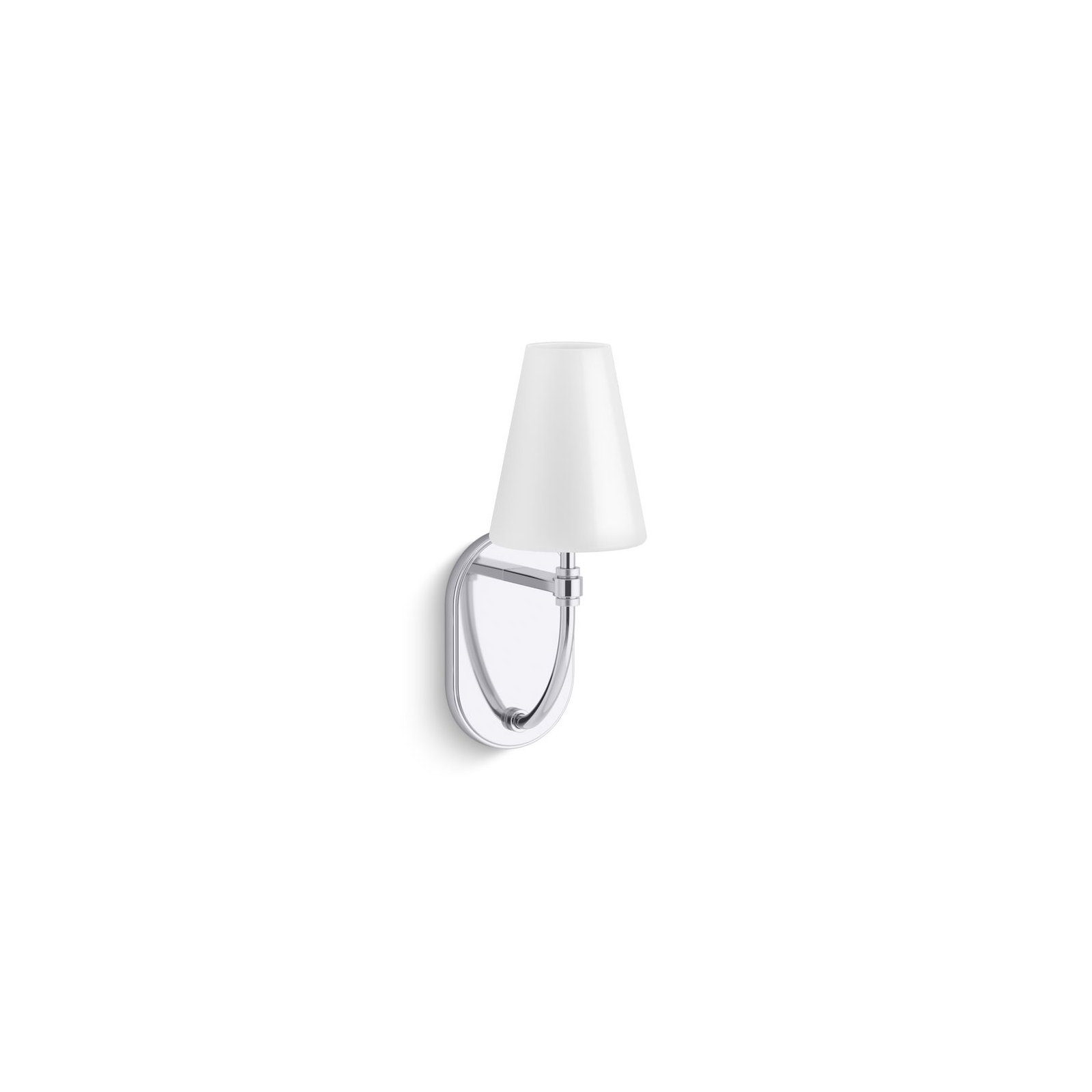 Kernen By Studio McGee One-Light Sconce, Polished Chrome