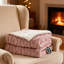 Striped Heated Blanket-33873654-33873672