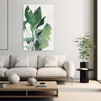 Feuilles de la jungle - art des feuilles de la jungle tropicale