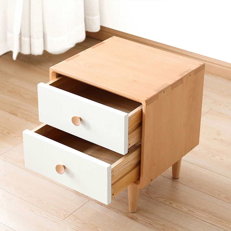 Table de chevet 2 tiroirs Modern
