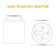 5-Pieces GU24 to E26/E27 Socket Adapters