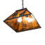 16" Square Tall Pines Pendant