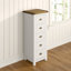 45 cm W Chest of 5 Drawers