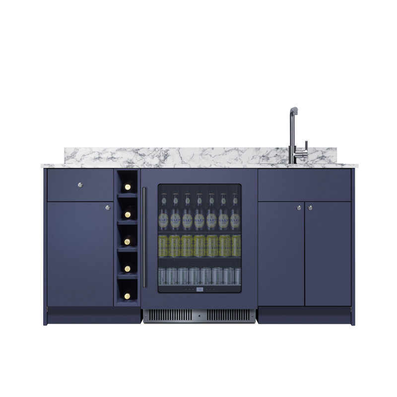 Turnkey Oasis Wet Bar, Blue