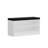 Modern Hall Stand, Anthracite Color, 35.4 x 19.7 x 15.7 inches | 100% Melamine Coated Particle Board, Thickness: 0.7 inches | Stylish & Functional Storage Solution for Entryway or Hallway, Durable & Contemporary Design-102346987