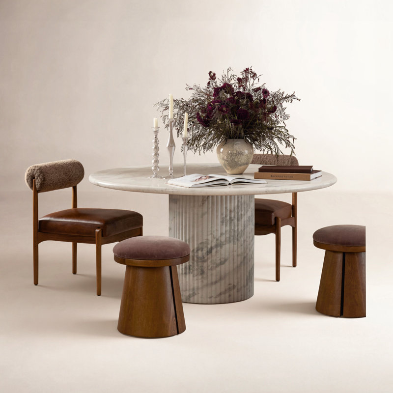 Oranda Round Marble Dining Table