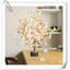 Arbre artificiel pour la décoration de table, bouleau de 2 pi avec lumières DEL, lampe pour arbre de fée blanc chaud pour la maison, centre alimenté par pile, minuterie